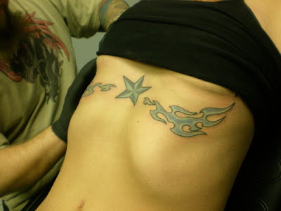 Star and Wings Tattoos 