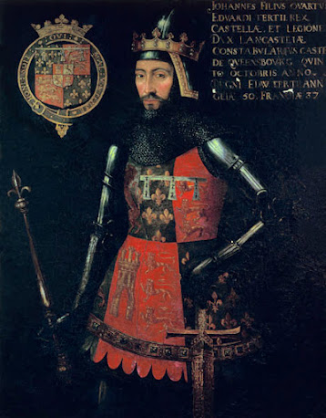 Imagen: Juan de Gante (I duque de Lancaster). Tercer hijo superviviente de Eduardo III