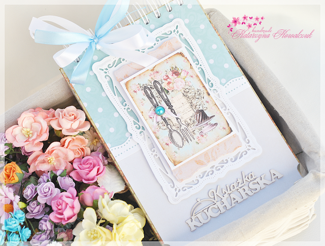 Książka Kucharska, przepiśnik scrapbooking