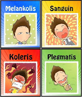 psikologis, sanguinis, koleris, melankolis, plegmatis