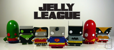 New York Comic Con 2013 Exclusive Justice League JellyBot Resin Figure Series by The Jelly Empire