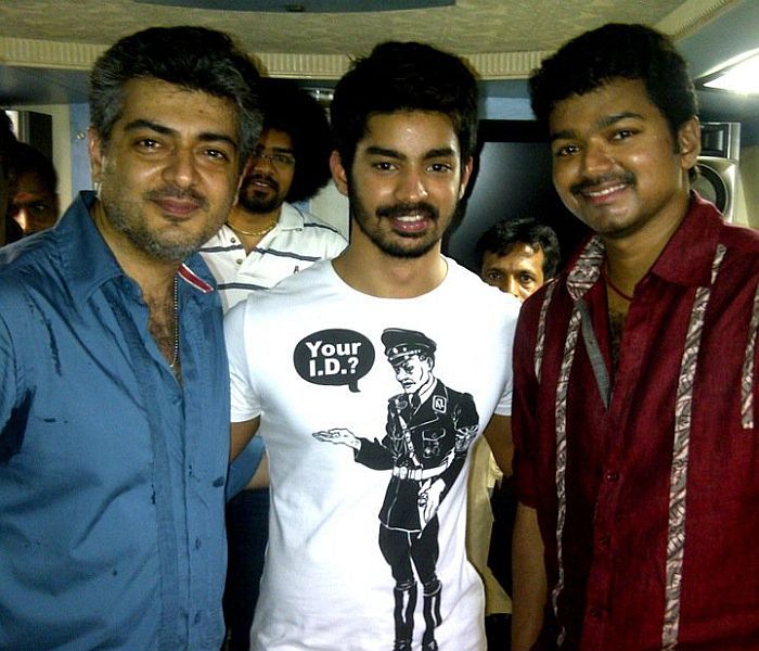 Superstars Ajith and Vijay togetherphoto gallery movie photos