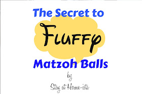 The secret to fluffy matzoh balls, perfect for passover seders!