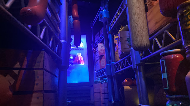 The Freezer Room Remy's Ratatouille Adventure Ride Scene Epcot Walt Disney World