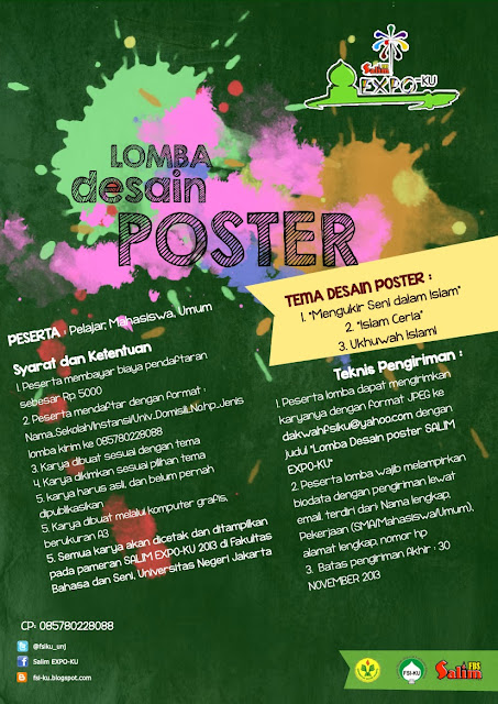 Lomba Desain  POSTER  SALIM EXPOKU 2013 Forum Studi 