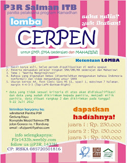 lomba cerpen p3r 1433H salman itb