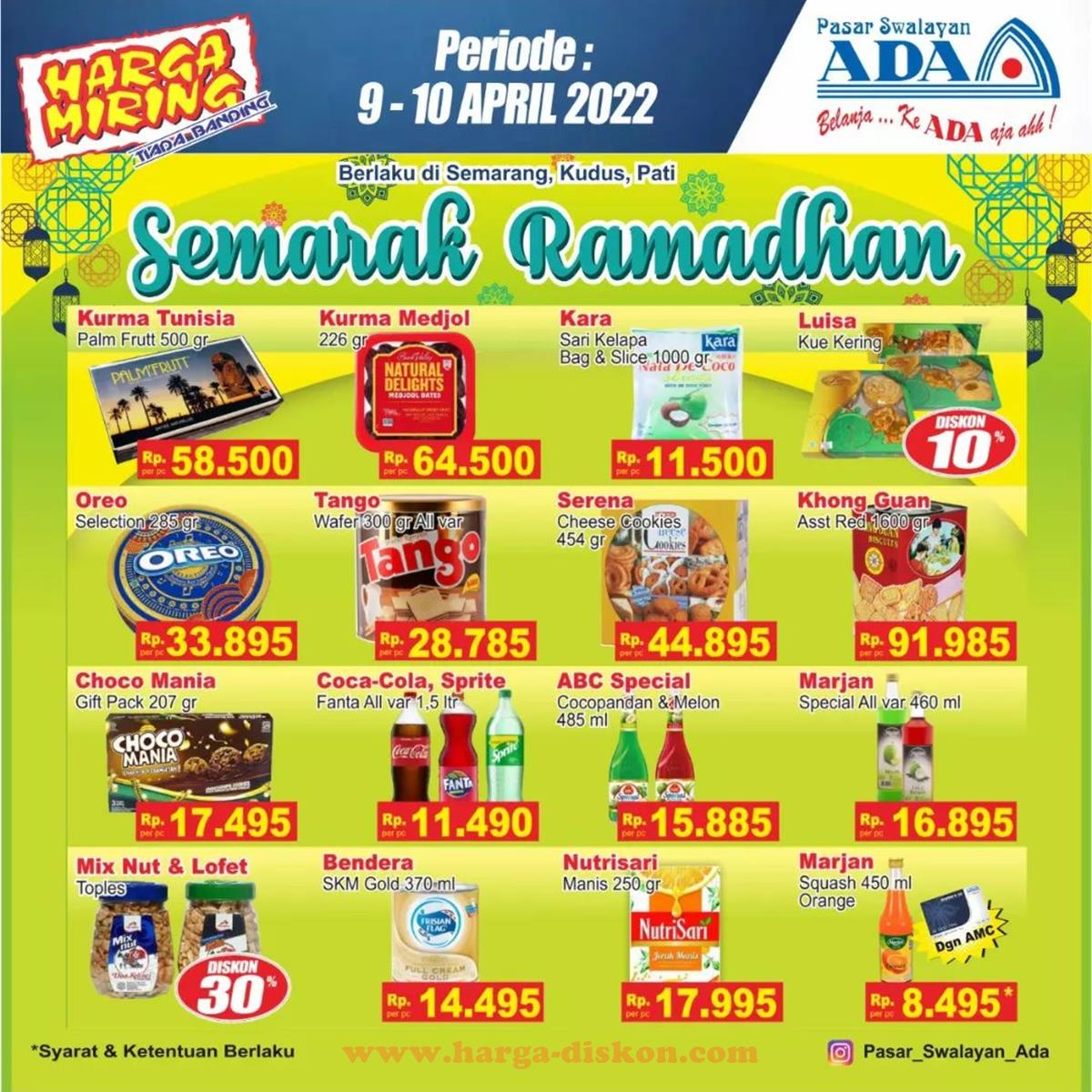 Promo ADA Swalayan Promo Akhir Pekan 09 - 10 April 2022