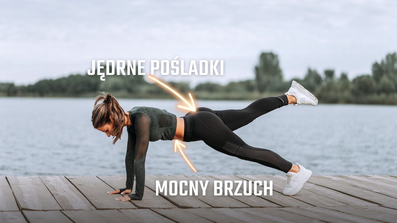 Mocny brzuch plus jędrne pośladki – 20-minutowy trening