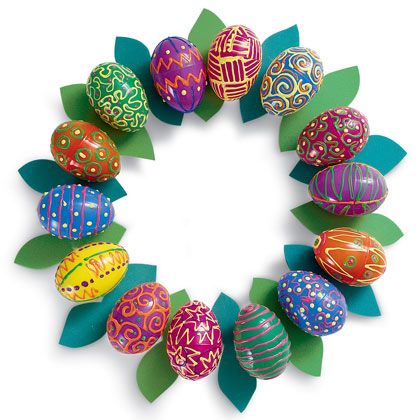 Easter Egg Wreath