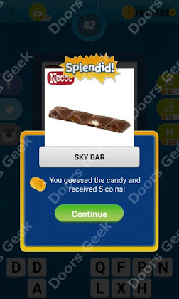 Answers, Cheats, Solutions for Guess the Candy Level 42 for android and iphone