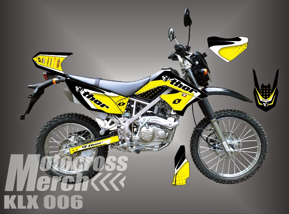 STRIPING DECAL STIKER MOTOR CUSTOM  decal klx 150 