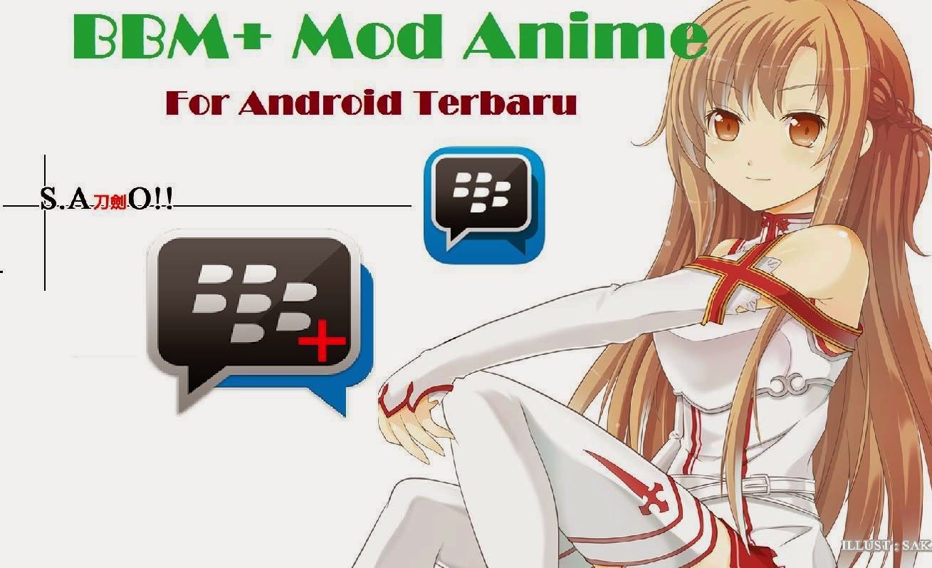 Cara Mudah Install BBM MOD ApK Tema Anime Kartun Movie Jepang Versi 2