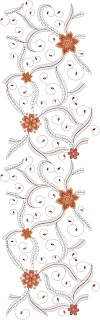 sprankelende Indiese Oral Patroon