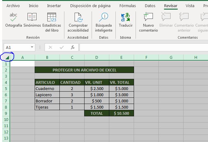 Cómo guardar un archivo de excel con contraseña