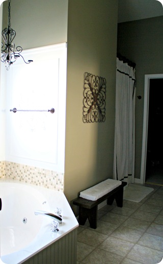 gray green bathroom