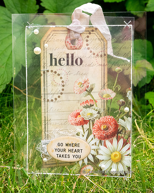 Layers of ink - Clear Floral Card by Anna-Karin Evaldsson.