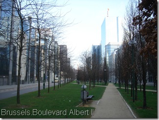 Brussels.Boulevard Albert II