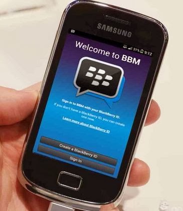 How to install BBM in Samsung Galaxy Mini 2