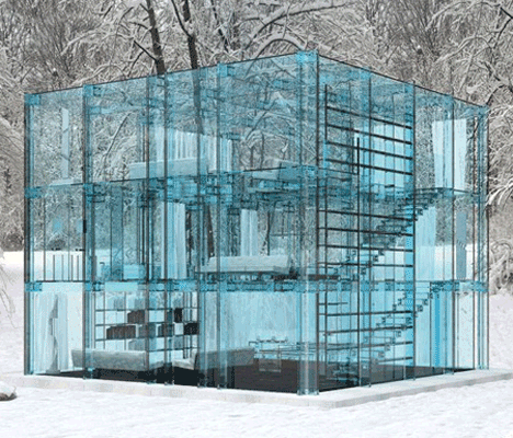 rumah transparan dari kaca