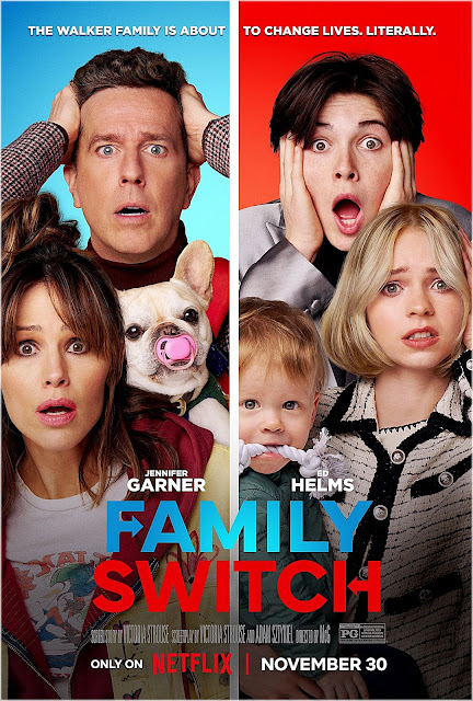 Rodzinne zamiany/ Family Switch (2023) plakat filmowy