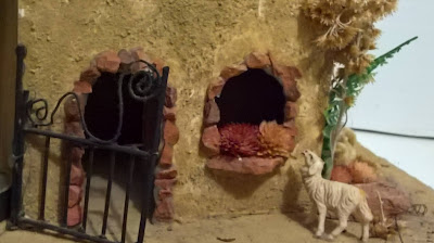 facciata Fabbro - Casetta presepe Antichi mestieri - tutorial diy Natale fai da te