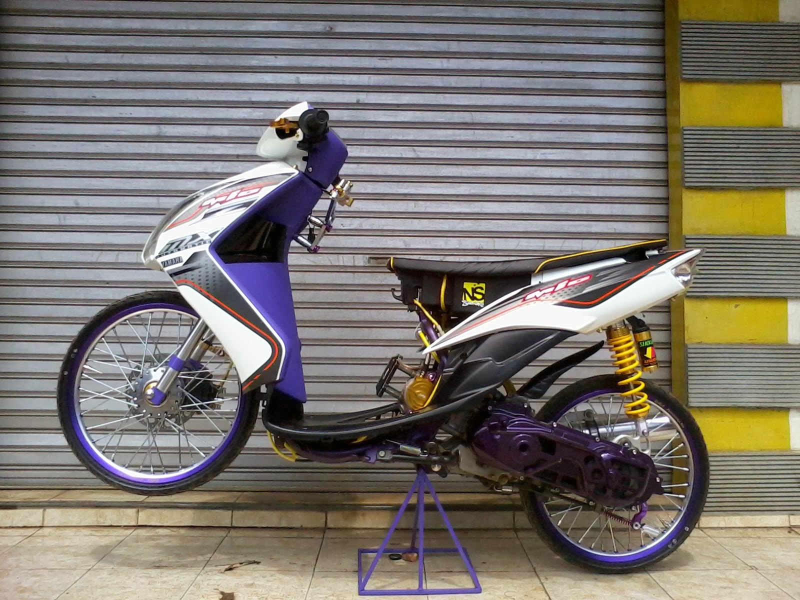 Modif Street Racing Mio Terkeren Dan Terbaru  Modifikasi 