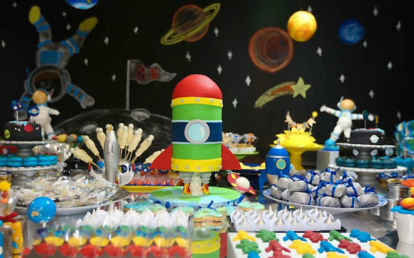 Space birthday party