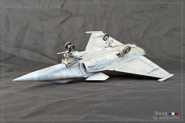 Maquette du Rafale M de Revell au1/48.