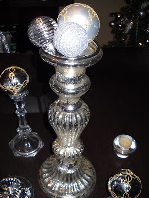 mercury glass candle holders. mercury glass candle holders.