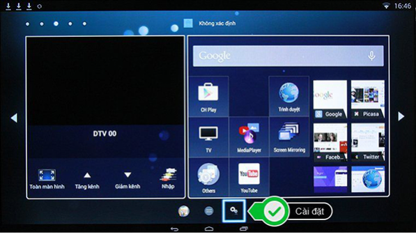 Cách kết nối điều khiển để sử dụng tính năng tìm kiếm bằng giọng nói trên tivi Toshiba