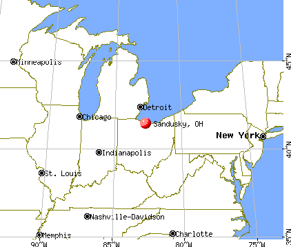 Sandusky Ohio Map