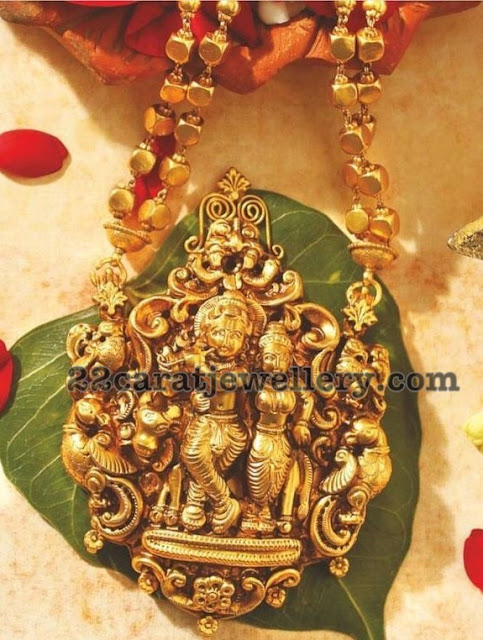 Antique Radha Krishna and Ganesh Pendants