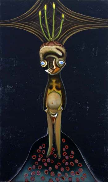Izumi Kato - Untitled - 2009 | imagenes de obras de arte contemporaneo tristes, lindas, de soledad | cuadros, pinturas, oleos, canvas art pictures, sad | kunst | peintures