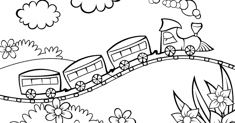 gambar pemandangan untuk anak sd | Belajar Mewarnai Dan ...