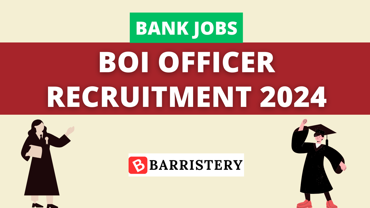 BOI Officer Recruitment 2024