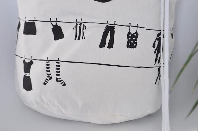 Laundry bag, Eulala c'est chic, Bobbinhood, screen printing 