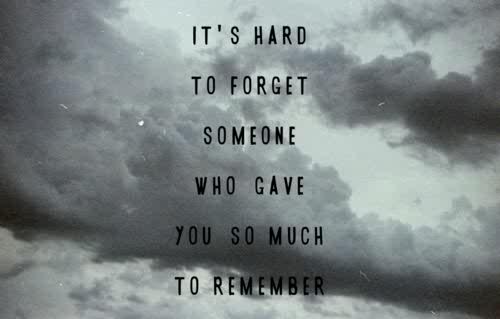It Is Hard To Forget