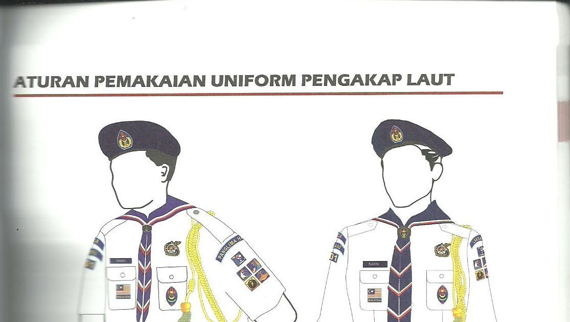  Pengakap  Laut  Malaysia Aturan Pemakaian Uniform Pengakap  