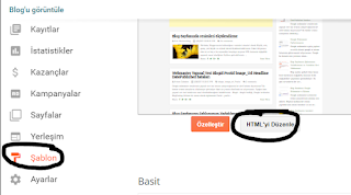 Blogger Ana Sayfada Resim Gösterme ve Yayınlarda Bunu Gizleme