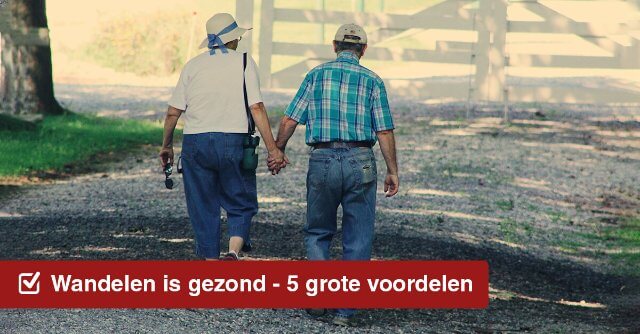 Wandelen is gezond