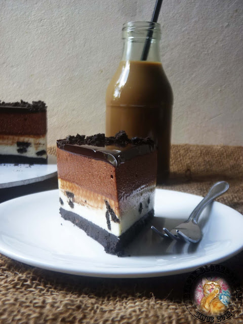 Chilled Cheese Chocolate Cake