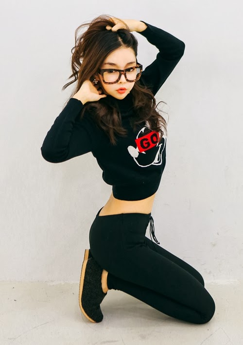 [Yubsshop] Criss Cross Lace High Waist Pants  KSTYLICK 