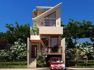 2 Storey Minimalist House Design With Underground Car Park. ~ via Pinterest