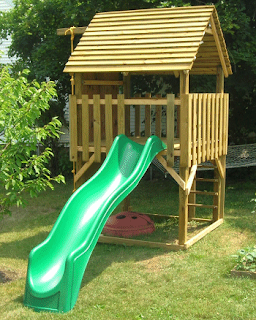 Kids Climber Play House | Free Woodworking Project Plans