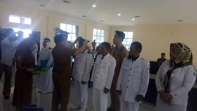 9 Kades Di Lantik PJ Bupati Buol Drs Muchlis MM Tahun 2023.