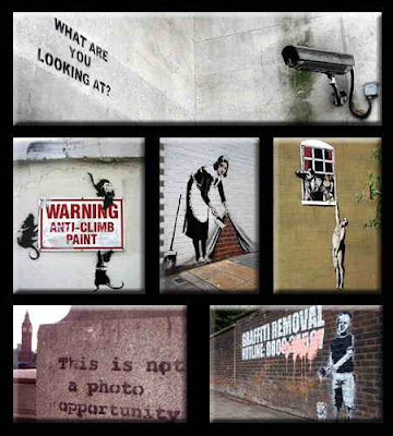 banksy graffiti artwork. anksy graffiti artwork.