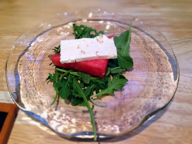 watermelon goat cheese salad recipe