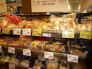 supermarket bread corner, low-price