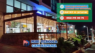 Cafe Cam sistemleri, giyotinli cam sistemleri, Cam ile kapama. MAVİ CAM 0532 245 00 78  Cam ile Kapatma, Cam Kapatma Uygulayıcısı, Mavi Cam, 0532 245 00 78  Kış bahçesi, Kısaca; Cam vb. örtü ile çevrelenmiş içinde oturulabilir bahçe. Çevresi camlarla çevrili küçük cam evler görünümündeki kış bahçeleri, evlerde dört mevsim sıcak ve aydınlık bir bahçe keyfi yaşatır.