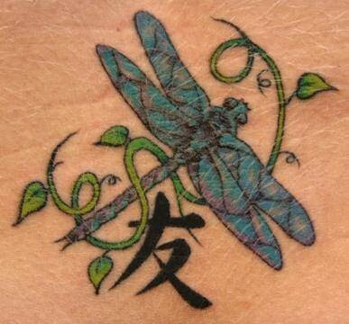 Dragonflies Tattoos Designs
